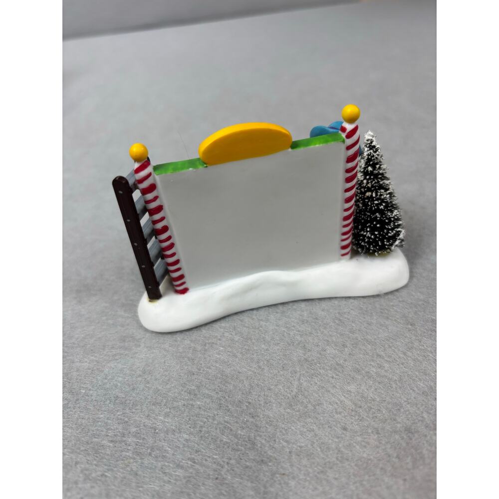 Department 56 North Pole Series "A Puzzling Sign" Accessory 799952- Retired 2007 - Picture 5 of 8